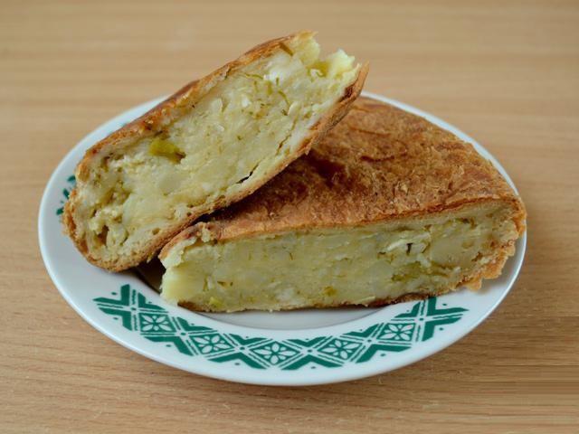 Сырно-картофельный пирог в мультиварке