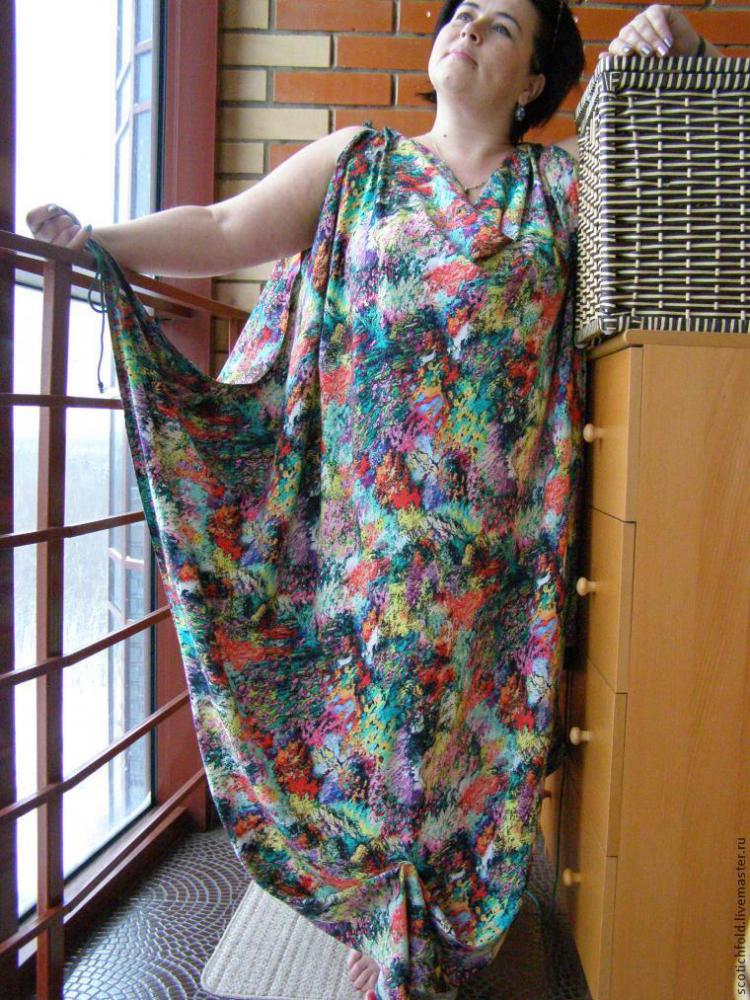 Шьём летнее платье-сарафан за полчаса!