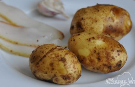 Картошка Под парусами в духовке: продукты