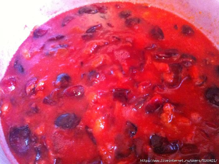 соус из слив
