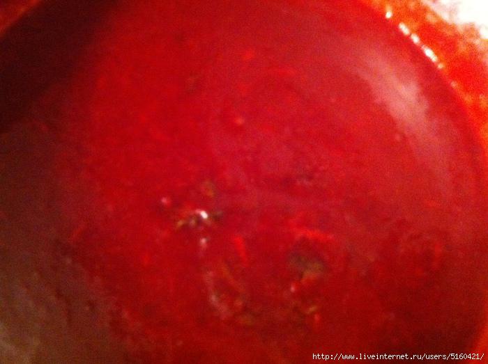 блюдо из слив