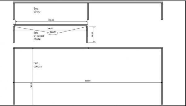 Станина для теплицы