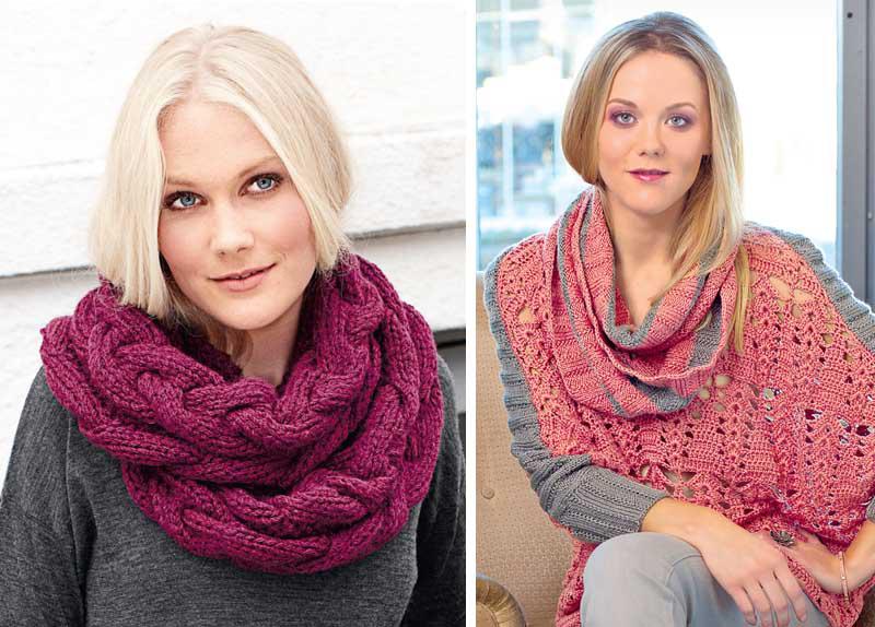 12 способов  носить шарф-петлю.