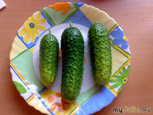 вкусные огурцы