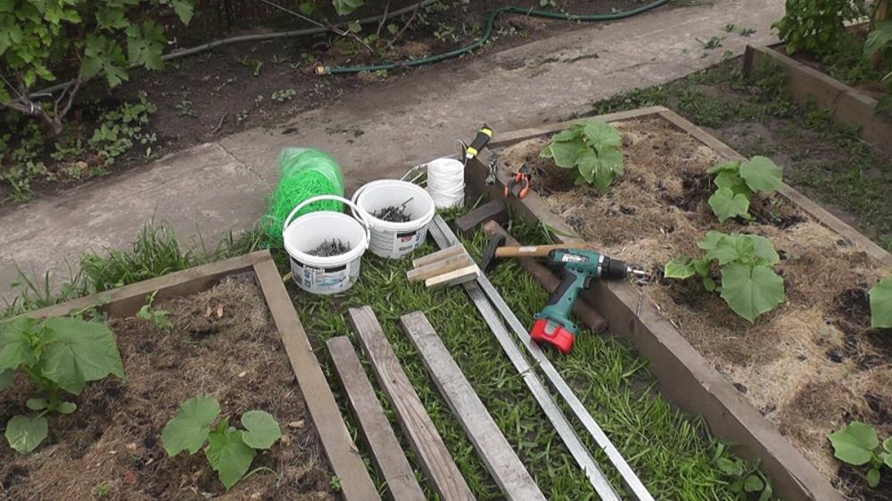 Шпалера для огурцов