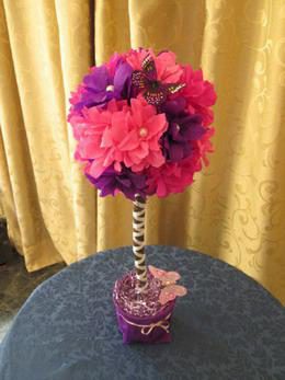 Фиолетовый топиарий