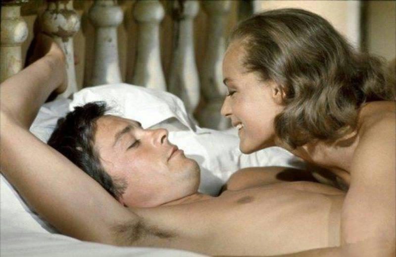 Ален Делон и Роми Шнайдер