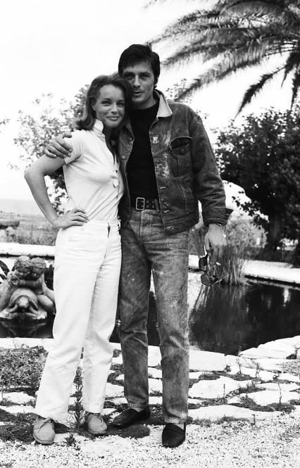 Ален Делон и Роми Шнайдер