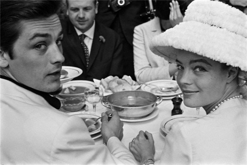 Ален Делон и Роми Шнайдер