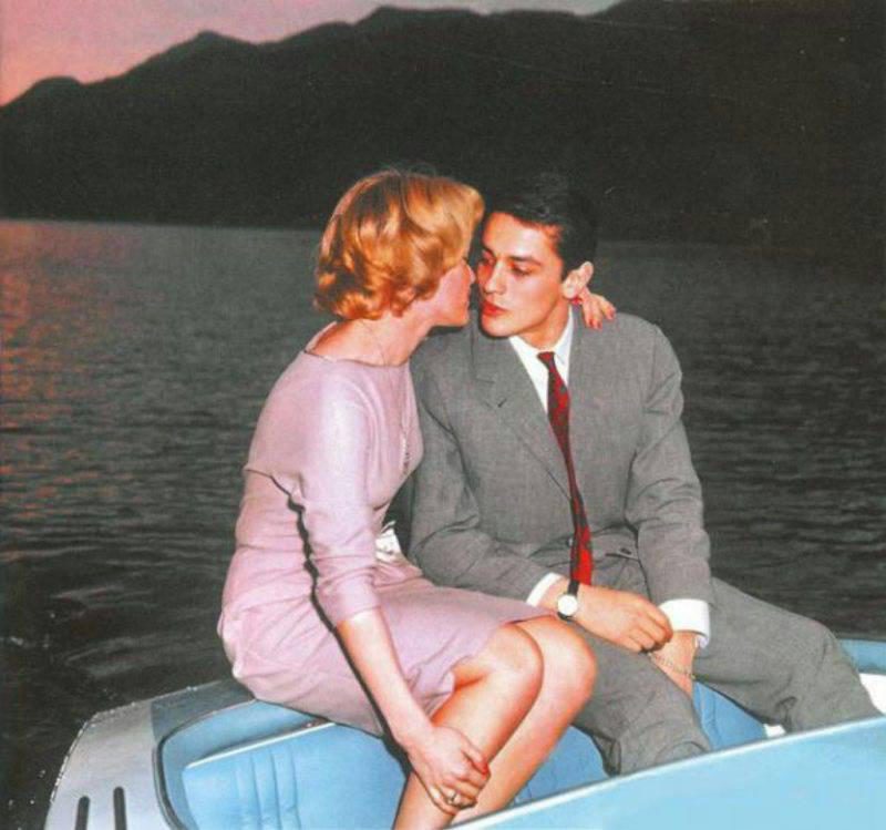 Ален Делон и Роми Шнайдер