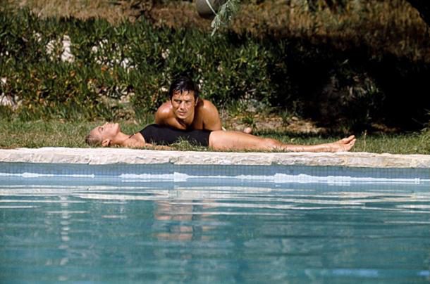 Ален Делон и Роми Шнайдер