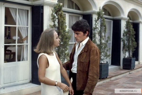 Ален Делон и Роми Шнайдер