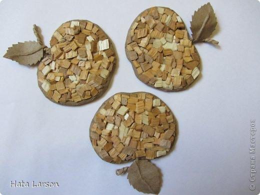 Сувениры - магнитики ЯБЛОЧКИ из картона и прищепок (7) (520x390, 94Kb)