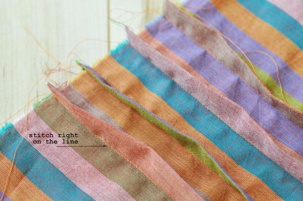 полосатый сарафанчик с буфами 4 полосатый сарафанчик с буфами 4