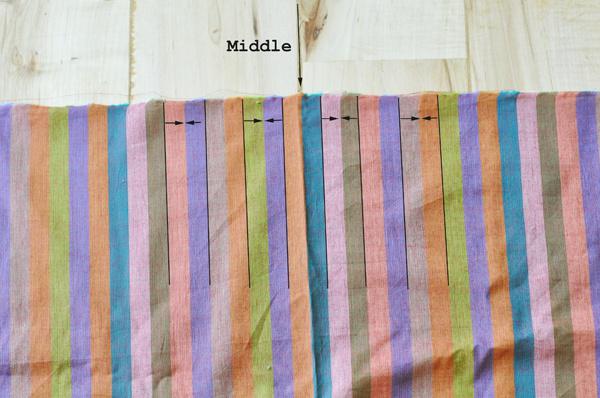 полосатый сарафанчик с буфами 3 полосатый сарафанчик с буфами 3