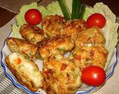 Котлеты из куриного мяса с овощами и сыром рецепт