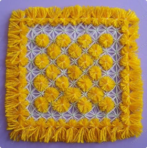 Плетение на рамке с гвоздями схемы пошагово
