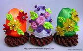 Шелковые пасхальные яйца с цветочками канзаши! (куча идей для вдохновения)