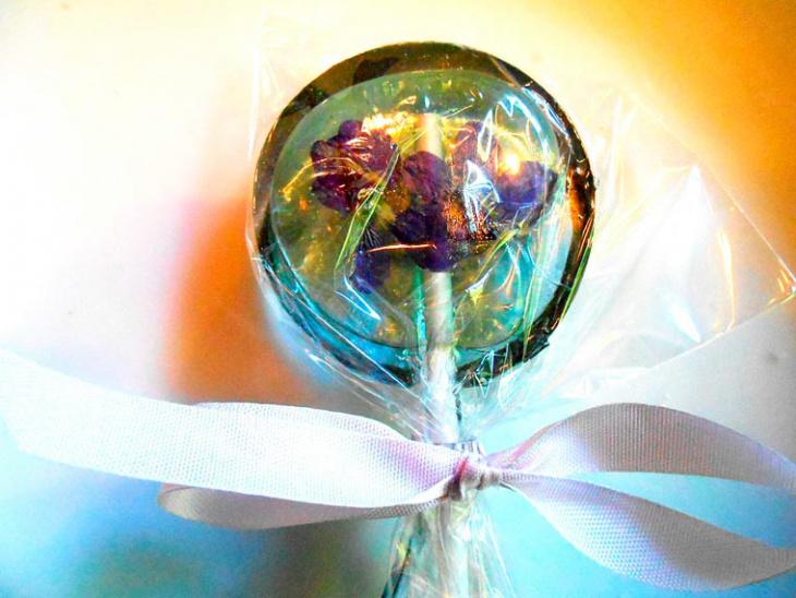 цветочные леденцы