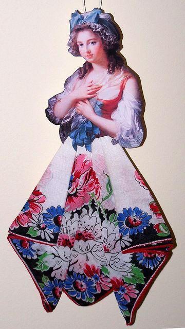 Винтажные открытки с дамами в юбках из носовых платков (8) (360x640, 212Kb)