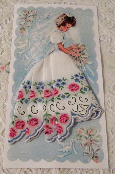 Винтажные открытки с дамами в юбках из носовых платков (5) (383x580, 185Kb)
