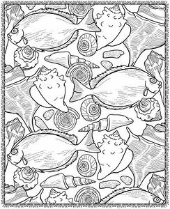 Морская тематика (раскраски)