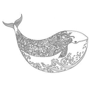 Морская тематика (раскраски)