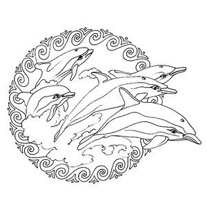 Морская тематика (раскраски)