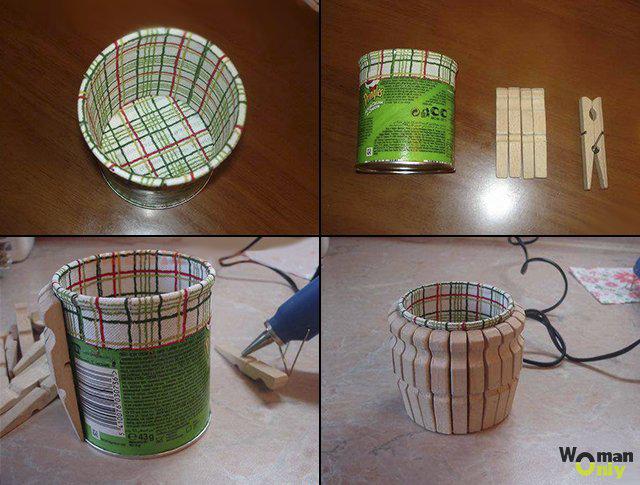 Бочонок из прищепок - шаг 3