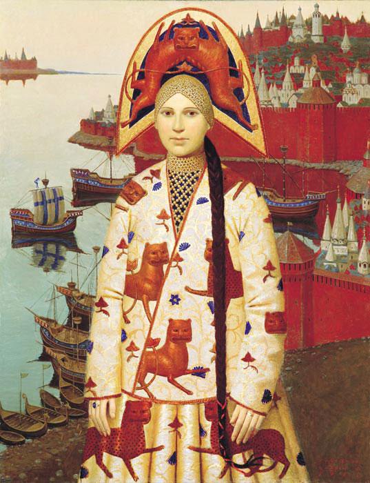 Образы русской женщины на картинах Андрея Ремнёва