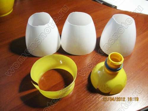 Цветы из пластиковой бутылки