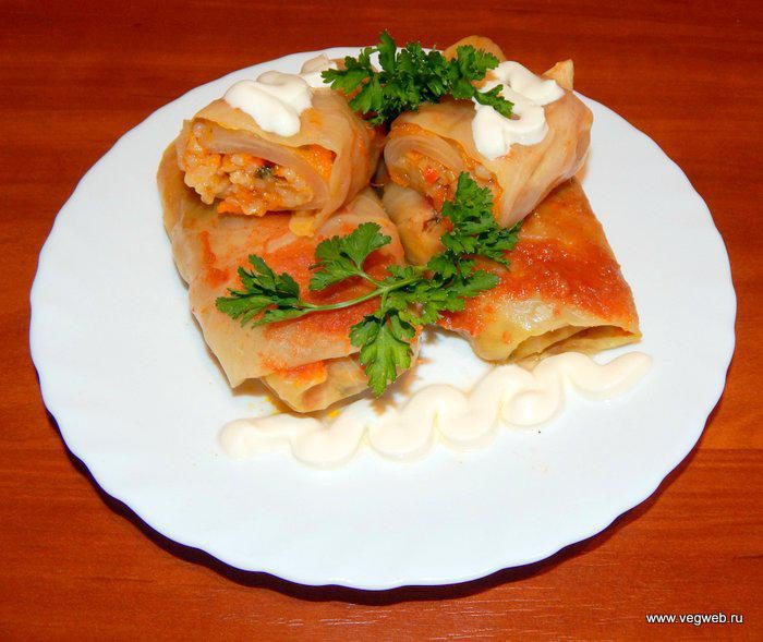 Голубцы вегетарианские