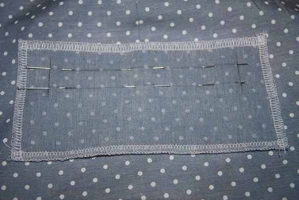 Технология обработки кармана