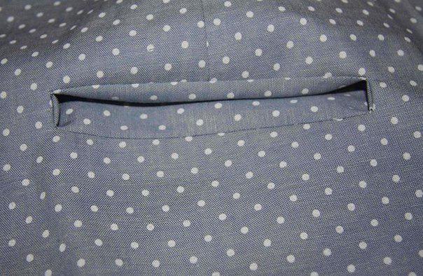 Технология обработки кармана