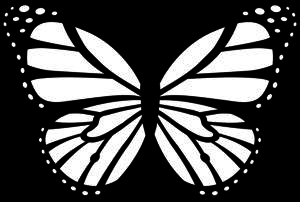 Бабочки (трафареты)