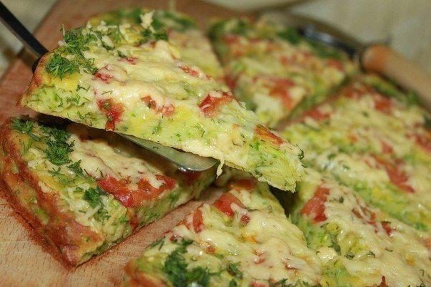 Три рецепта низкокалорийной пиццы из кабачков