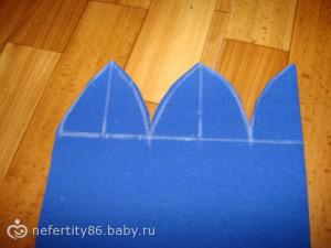 Трикотажная шапочка с отворотом.5