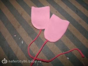 Трикотажная шапочка с отворотом.18