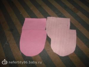 Трикотажная шапочка с отворотом.15