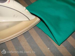 Трикотажная шапочка с отворотом.13