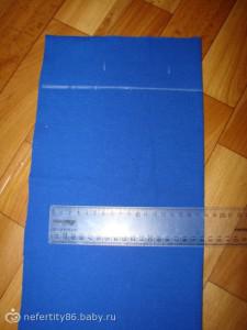 Трикотажная шапочка с отворотом.2