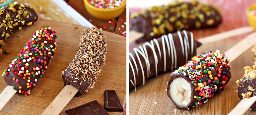 Бананы в шоколаде - чудо десерт на праздник!