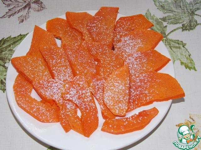 Апельсиновая тыква - полезный десерт