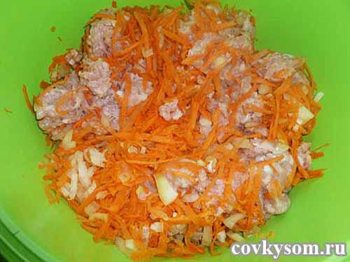 фарш с овощами