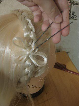 коса ободок