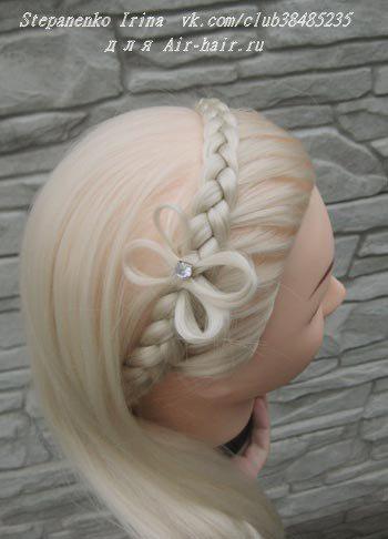 ободок коса