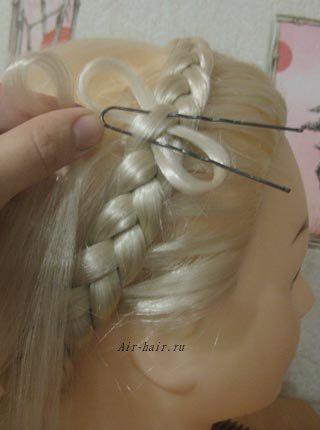 коса ободок