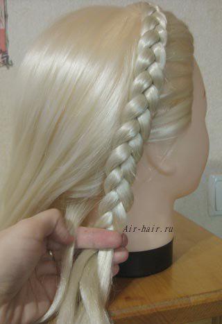 коса ободок