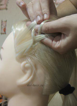 коса ободок