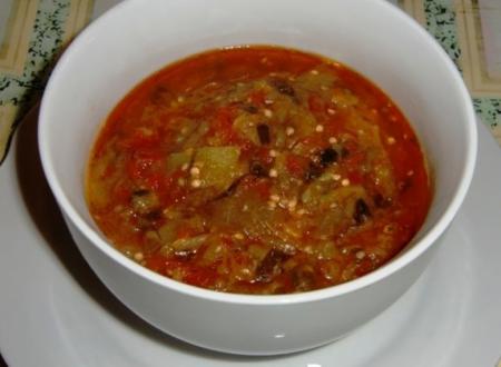 Овощная икра с баклажанами в мультиварке